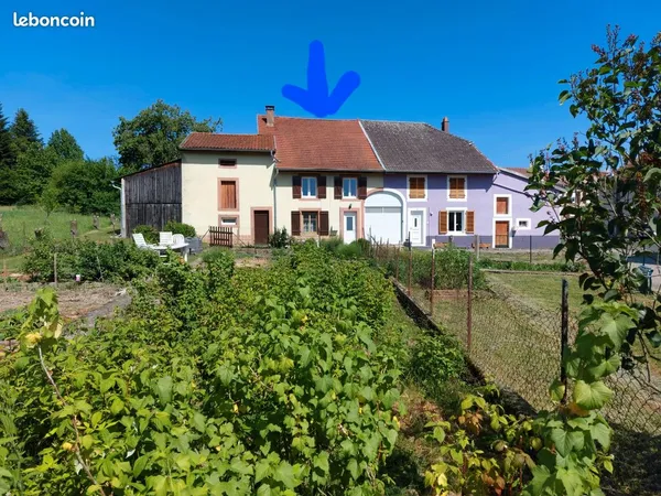 Maison mitoyenne d'1côté