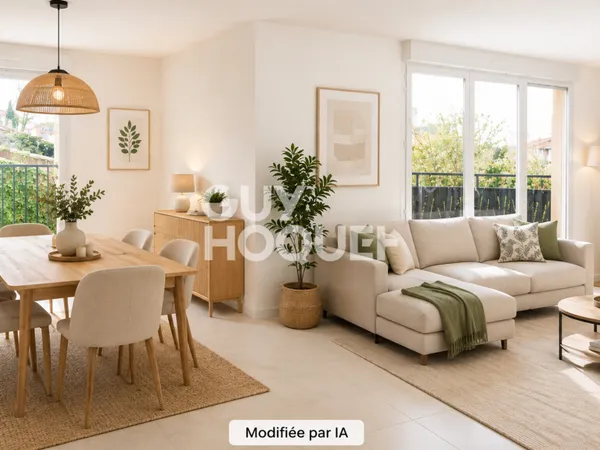 À vendre loué : Appartement 3 pièces à Décines-Charpieu - Réf. 5034