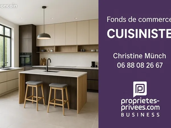 Fonds de commerce cuisiniste 350 m²