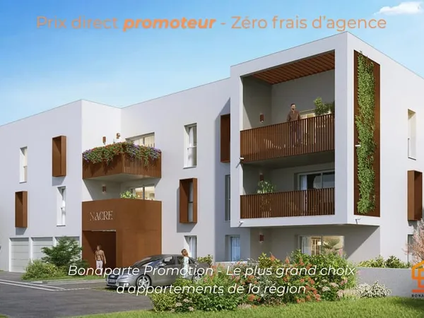 A VISITER  T3 NEUF DE 67M2 CLIMATISE DOUBLE EXPOSITION + TERRASSE