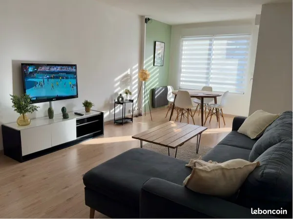 Appartement T2 meublé de 47m2 Terrasse Parking