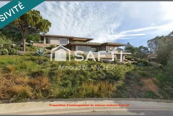 Terrain constructible en bord de mer