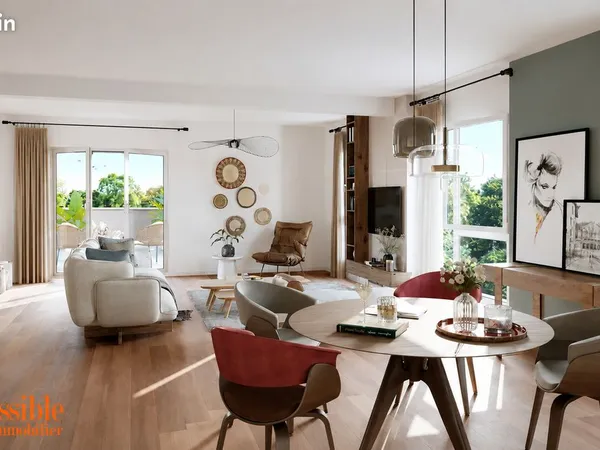Appartement 2 pièces 43 m²