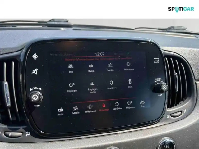 Fiat 500 c 1.2 8v 69ch s&amp;s lounge 113g dualogic — photo 15