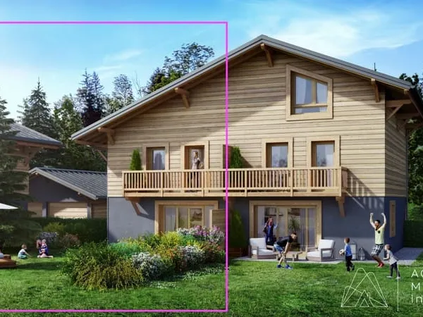 Chalet neuf de 3 chambres avec jardin