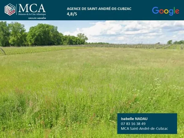 Terrain 850 m²