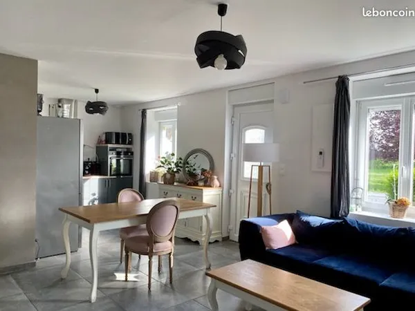 Maison T3 climatisée avec jardin