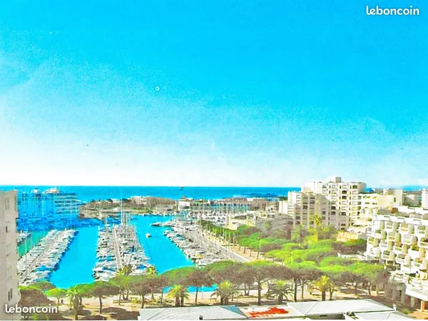 GRAND T2 AVEC TERRASSE (vue magnifique sur mer) AVEC GARAGE TOUT PRÈS DE MONTPELLIER