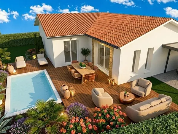 Projet de construction d'une maison 95 m² avec terrain à ONDRES (40)