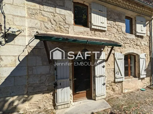 POMPIGNAC CENTRE - MAISON EN PIERRE + STUDIO INDÉPENDANT + GARAGE