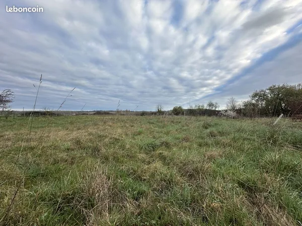 Terrain 1200 m² Parcoul-Chenaud