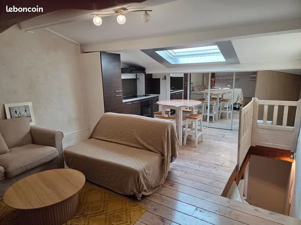 Appartement duplex meublé 48m2