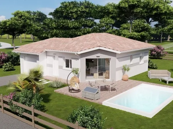 A saisir maison 2 chambres avec garage à cinq minutes de Mont de Marsan