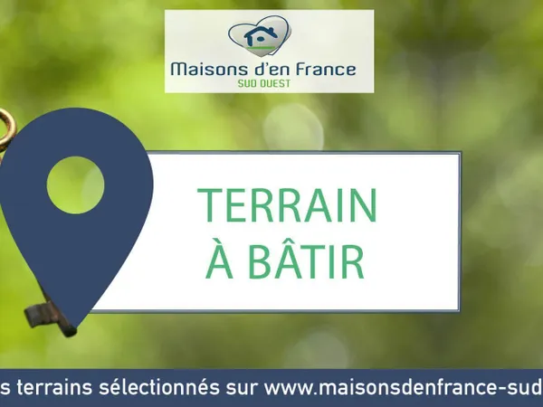 Terrain à bâtir de 860 m² à NARROSSE (40)