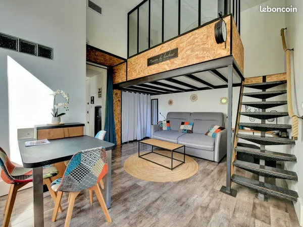 Studio 2 pièces 35 m²