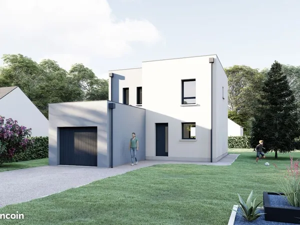 Projet de construction d'une maison 92.27 m² avec terrain à MELESSE (35)