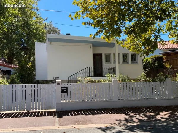 Royan - maison a louer meublee a l'annee dans le quartier résidentiel prise de pontaillac