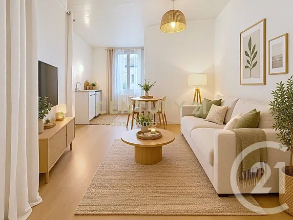 Studio 1 pièce 29 m²
