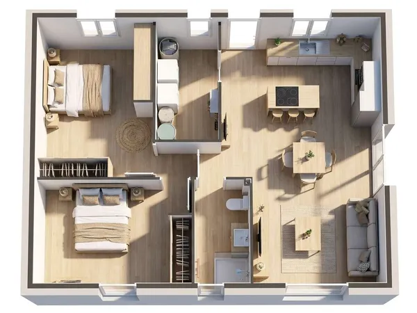 Maison 3 pièces 59 m²