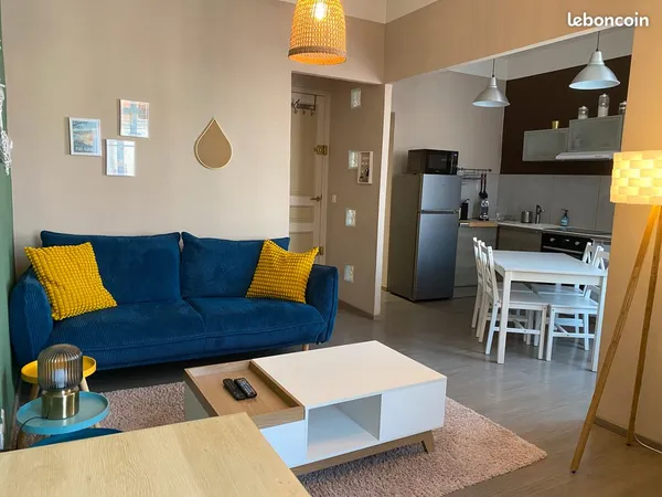 Joli appartement T3 meublé et climatisé, bail mobilité possible