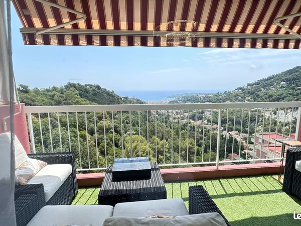 3 pièces rénové, balcon plein sud, vue mer panoramique