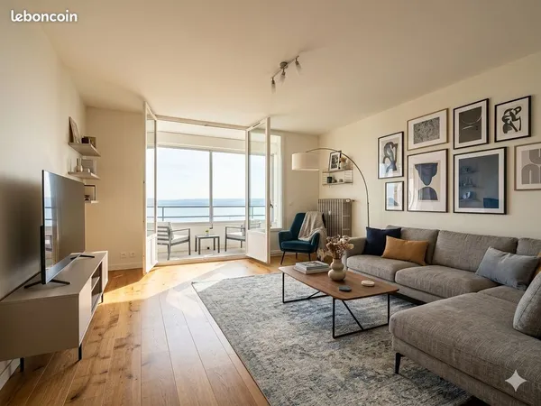 T5 traversant d'exception — 102 m² + loggia et 2 balcons — Vue imprenable sur Chenôve