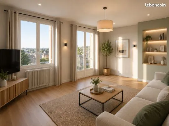 A louer - T4 lumineux avec balcon - Evreux