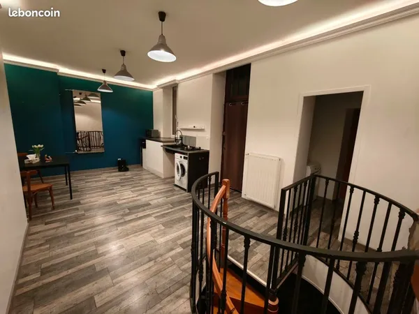 Dijon Wilson-Facultés — Loft / souplex atypique — 64 m² utiles — à aménager à votre goût
