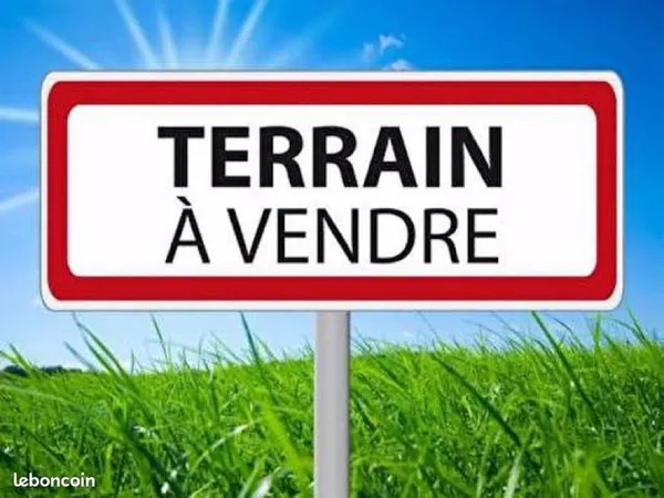 Terrain avec partie constructible