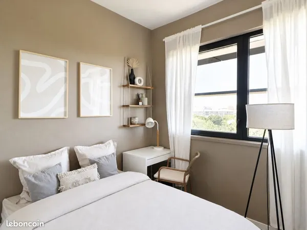 Loue cette harmonieuse chambre de 10 m² en coliving à Rosa Parks - PA81