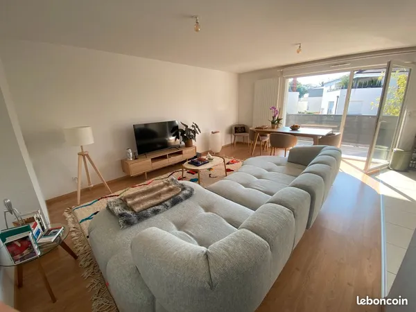 Saint-Brice-Courcelles - Appartement T3 de 69 m² avec balcon sud-ouest, box fermé et parking