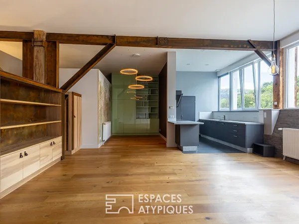 Loft réinventé entre ville et nature