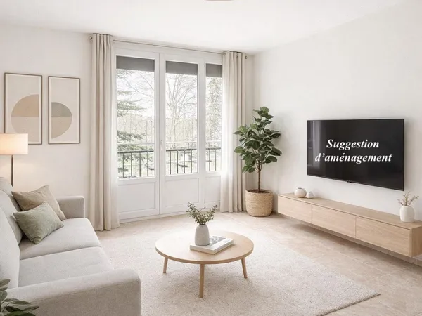 Appartement 2 pièces rénové, lumineux et sans vis-à-vis, à la limite de Gournay-sur-Marne, proche RE