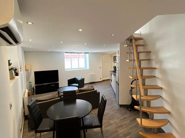 DUPLEX MEUBLÉ 38 m² - ALBIGNY-SUR-SAÔNE - GARE À 200 M - 800