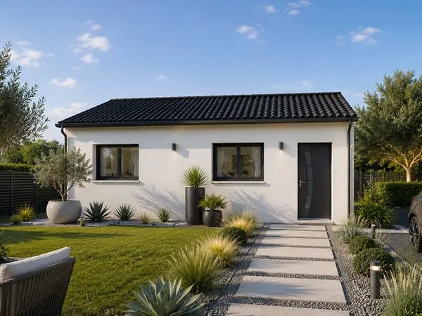 Maison 60m²-plain pied-2 chambres-personnalisable