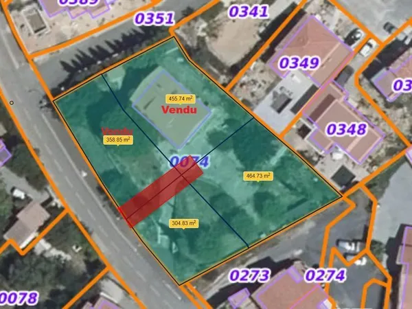 MEZE TERRAINS VIABILISES DE 305M² ET 465 M²