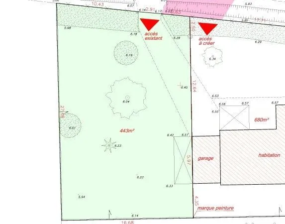 Terrain 443 m² L Ile D Olonne