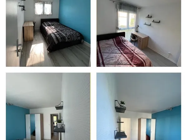 Colocation 2 Chambres meublées et équipées