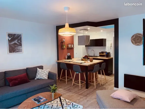 Appartement meublé type 2 esprit, loft, poitiers, centre