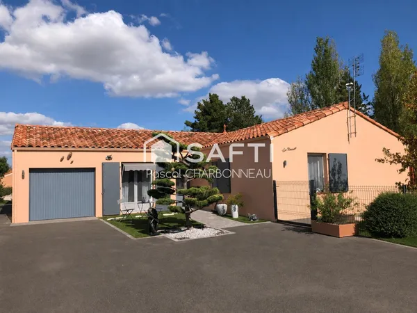 PLAIN PIED 3 CHAMBRES GARAGE CARRELE ASSAINNISSEMENT COLLECTIF