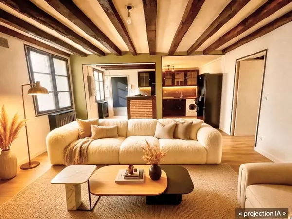Appartement 2 pièces 56 m²