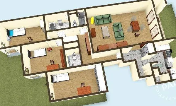 Appartement 4 pièces 91 m²