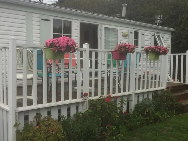 Mobil home vue mer