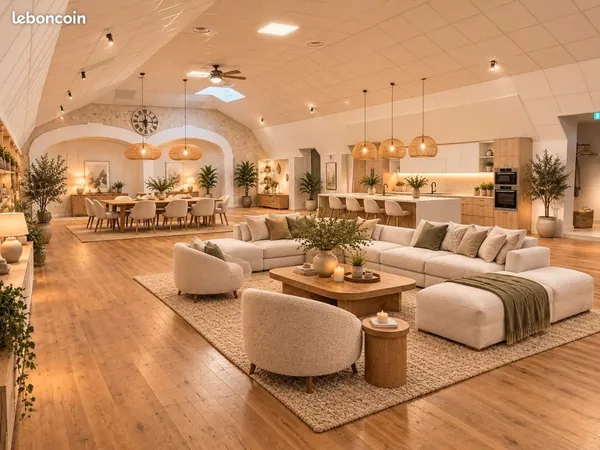 Rare à vernou-sur-brenne - ensemble immobilier atypique de 250 m² - habitation ou activité professio