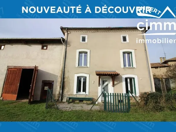 Maison de village avec jardin
