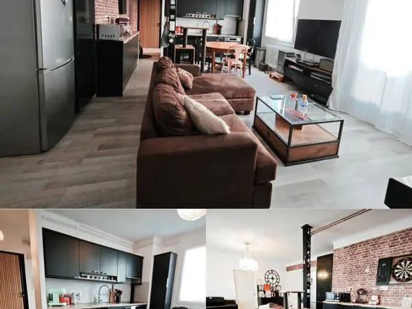 T4 traversant de 67 m² - 3 chambres - Aix-les-Bains centre - 255 000