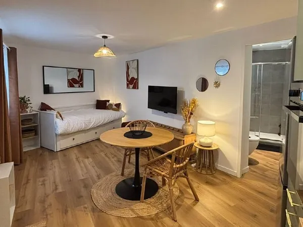 Studio neuf 17 m² - électricité/chauffage/eau/internet/parking compris dans le loyer - Bons-en-Chabl