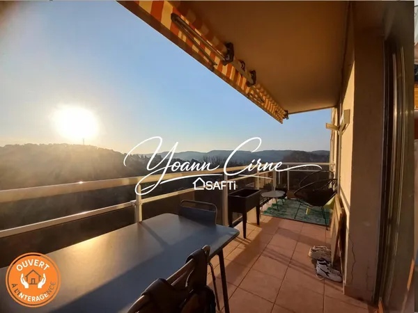 Appartement type 3 71 m2 avec grand balcon dans résidence de standing
