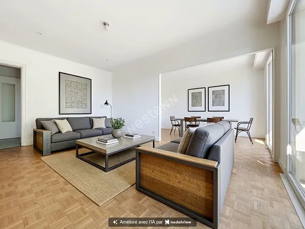 Nantes Jules Verne - T3 de 2 chambres avec balcon avec place de parking et cave