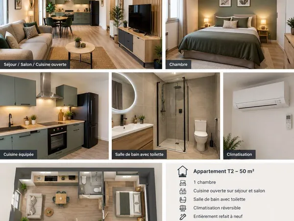 Appartement 50m2